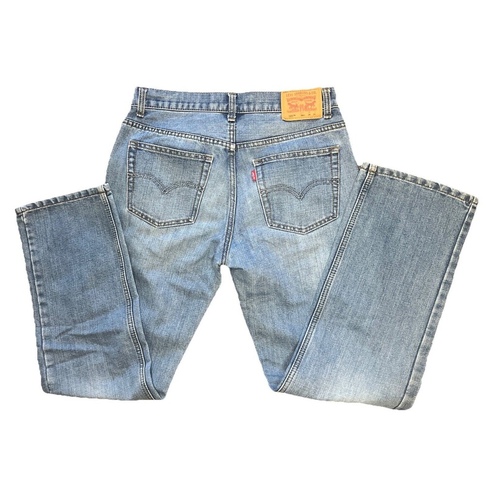 505 Levi’s 29x29 Men’s / Boys 18 Regular Light Wash Blue Jeans
